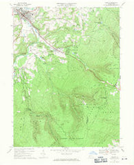 Ligonier Pennsylvania Historical topographic map, 1:24000 scale, 7.5 X 7.5 Minute, Year 1967