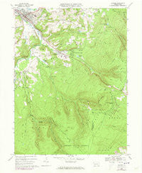 Ligonier Pennsylvania Historical topographic map, 1:24000 scale, 7.5 X 7.5 Minute, Year 1967