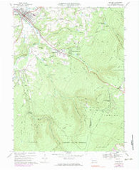 Ligonier Pennsylvania Historical topographic map, 1:24000 scale, 7.5 X 7.5 Minute, Year 1967
