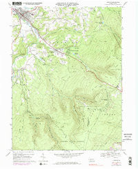 Ligonier Pennsylvania Historical topographic map, 1:24000 scale, 7.5 X 7.5 Minute, Year 1967