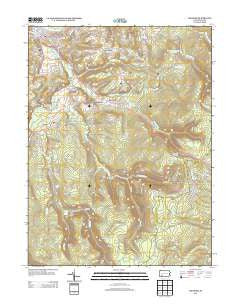 Ligonier Pennsylvania Historical topographic map, 1:24000 scale, 7.5 X 7.5 Minute, Year 2013