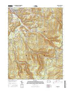 Ligonier Pennsylvania Current topographic map, 1:24000 scale, 7.5 X 7.5 Minute, Year 2016
