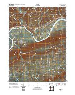 Linden Pennsylvania Historical topographic map, 1:24000 scale, 7.5 X 7.5 Minute, Year 2010