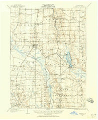 Linesville Pennsylvania Historical topographic map, 1:62500 scale, 15 X 15 Minute, Year 1906