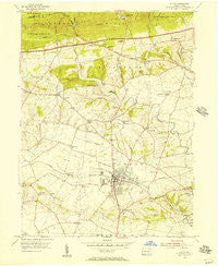 Lititz Pennsylvania Historical topographic map, 1:24000 scale, 7.5 X 7.5 Minute, Year 1956