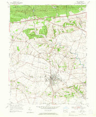 Lititz Pennsylvania Historical topographic map, 1:24000 scale, 7.5 X 7.5 Minute, Year 1956