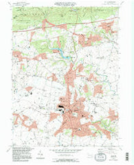 Lititz Pennsylvania Historical topographic map, 1:24000 scale, 7.5 X 7.5 Minute, Year 1995