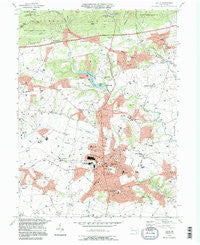 Lititz Pennsylvania Historical topographic map, 1:24000 scale, 7.5 X 7.5 Minute, Year 1995