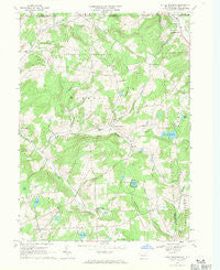 Little Meadows Pennsylvania Historical topographic map, 1:24000 scale, 7.5 X 7.5 Minute, Year 1967