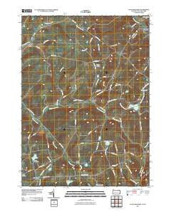 Little Meadows Pennsylvania Historical topographic map, 1:24000 scale, 7.5 X 7.5 Minute, Year 2010