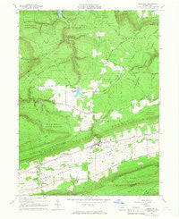 Loganton Pennsylvania Historical topographic map, 1:24000 scale, 7.5 X 7.5 Minute, Year 1965
