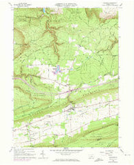 Loganton Pennsylvania Historical topographic map, 1:24000 scale, 7.5 X 7.5 Minute, Year 1965