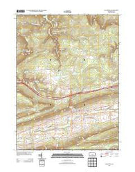 Loganton Pennsylvania Historical topographic map, 1:24000 scale, 7.5 X 7.5 Minute, Year 2013