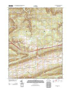 Loganton Pennsylvania Historical topographic map, 1:24000 scale, 7.5 X 7.5 Minute, Year 2013