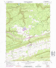 Loganton Pennsylvania Historical topographic map, 1:24000 scale, 7.5 X 7.5 Minute, Year 1965