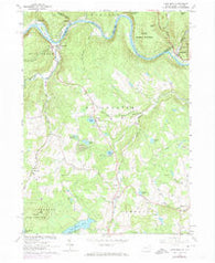 Long Eddy New York Historical topographic map, 1:24000 scale, 7.5 X 7.5 Minute, Year 1965