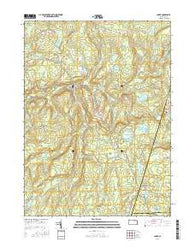 Lopez Pennsylvania Current topographic map, 1:24000 scale, 7.5 X 7.5 Minute, Year 2016