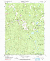 Lopez Pennsylvania Historical topographic map, 1:24000 scale, 7.5 X 7.5 Minute, Year 1969
