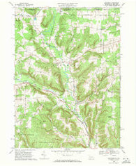 Lottsville Pennsylvania Historical topographic map, 1:24000 scale, 7.5 X 7.5 Minute, Year 1968