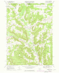 Lottsville Pennsylvania Historical topographic map, 1:24000 scale, 7.5 X 7.5 Minute, Year 1968