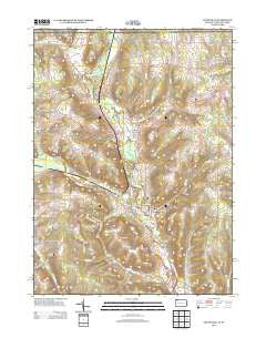 Lottsville Pennsylvania Historical topographic map, 1:24000 scale, 7.5 X 7.5 Minute, Year 2013