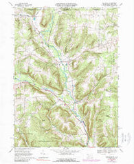 Lottsville Pennsylvania Historical topographic map, 1:24000 scale, 7.5 X 7.5 Minute, Year 1968