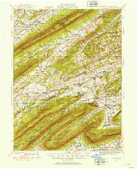 Loysville Pennsylvania Historical topographic map, 1:62500 scale, 15 X 15 Minute, Year 1930