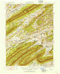 Loysville Pennsylvania Historical topographic map, 1:62500 scale, 15 X 15 Minute, Year 1930