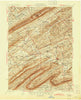 Loysville Pennsylvania Historical topographic map, 1:62500 scale, 15 X 15 Minute, Year 1933