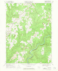 Lucinda Pennsylvania Historical topographic map, 1:24000 scale, 7.5 X 7.5 Minute, Year 1967