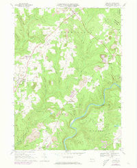 Lucinda Pennsylvania Historical topographic map, 1:24000 scale, 7.5 X 7.5 Minute, Year 1967