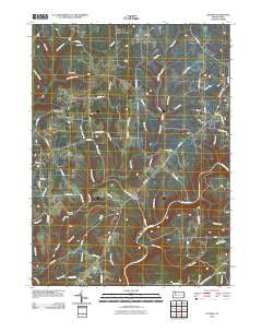 Lucinda Pennsylvania Historical topographic map, 1:24000 scale, 7.5 X 7.5 Minute, Year 2010