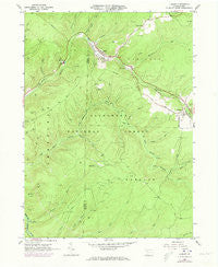 Ludlow Pennsylvania Historical topographic map, 1:24000 scale, 7.5 X 7.5 Minute, Year 1966