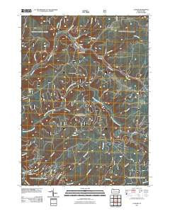 Ludlow Pennsylvania Historical topographic map, 1:24000 scale, 7.5 X 7.5 Minute, Year 2011