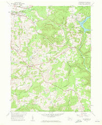 Luthersburg Pennsylvania Historical topographic map, 1:24000 scale, 7.5 X 7.5 Minute, Year 1959