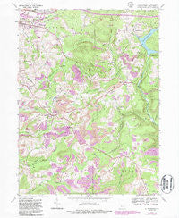 Luthersburg Pennsylvania Historical topographic map, 1:24000 scale, 7.5 X 7.5 Minute, Year 1959