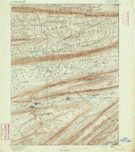 Lykens Pennsylvania Historical topographic map, 1:62500 scale, 15 X 15 Minute, Year 1892