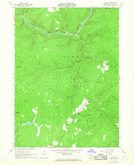 Lynch Pennsylvania Historical topographic map, 1:24000 scale, 7.5 X 7.5 Minute, Year 1966