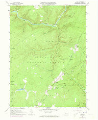 Lynch Pennsylvania Historical topographic map, 1:24000 scale, 7.5 X 7.5 Minute, Year 1966