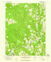 Mahaffey Pennsylvania Historical topographic map, 1:24000 scale, 7.5 X 7.5 Minute, Year 1959