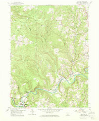 Mahaffey Pennsylvania Historical topographic map, 1:24000 scale, 7.5 X 7.5 Minute, Year 1959