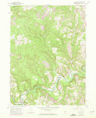 Mahaffey Pennsylvania Historical topographic map, 1:24000 scale, 7.5 X 7.5 Minute, Year 1959