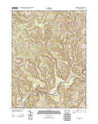 Mahaffey Pennsylvania Historical topographic map, 1:24000 scale, 7.5 X 7.5 Minute, Year 2013