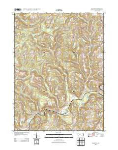 Mahaffey Pennsylvania Historical topographic map, 1:24000 scale, 7.5 X 7.5 Minute, Year 2013