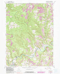 Mahaffey Pennsylvania Historical topographic map, 1:24000 scale, 7.5 X 7.5 Minute, Year 1959