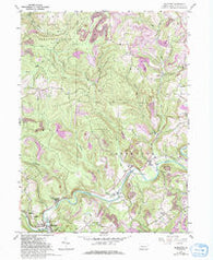 Mahaffey Pennsylvania Historical topographic map, 1:24000 scale, 7.5 X 7.5 Minute, Year 1959