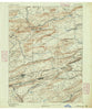 Mahanoy Pennsylvania Historical topographic map, 1:62500 scale, 15 X 15 Minute, Year 1892