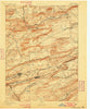 Mahanoy Pennsylvania Historical topographic map, 1:62500 scale, 15 X 15 Minute, Year 1893