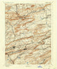 Mahanoy Pennsylvania Historical topographic map, 1:62500 scale, 15 X 15 Minute, Year 1893