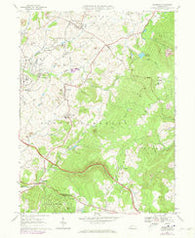 Mammoth Pennsylvania Historical topographic map, 1:24000 scale, 7.5 X 7.5 Minute, Year 1967